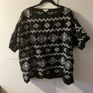 Aritzia Wilfred oversized blouse